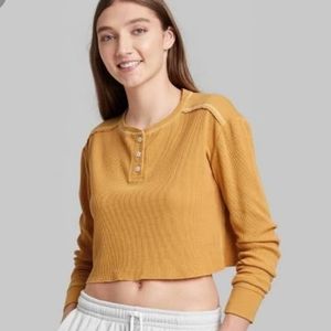 Wild Fable Women's Cropped T-Shirt